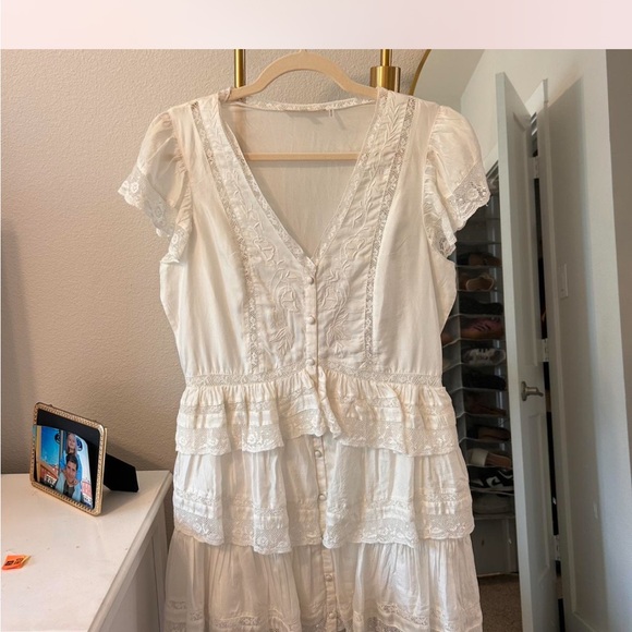 LoveShackFancy Kindler Mini Dress - Picture 2 of 3